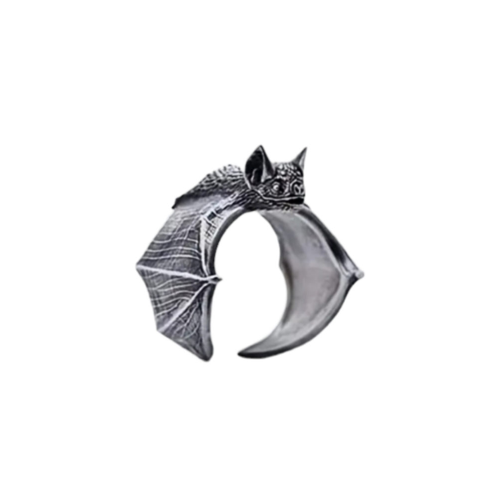 Silver Bat Wrap Ring - Women Jewelry Ring